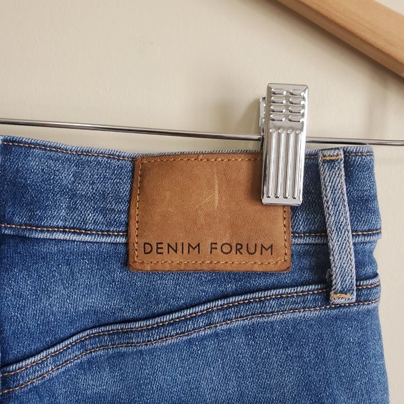 Denim Forum High Rise Jeans - Blue - Picture 9 of 16